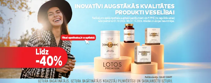 Lotos Premium līdz 40%