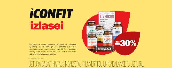 ICONFIT produktu izlasei līdz −30%
