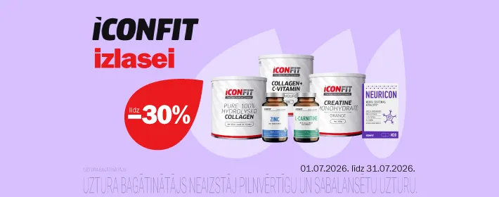 Iconfit izlasei līdz −30%