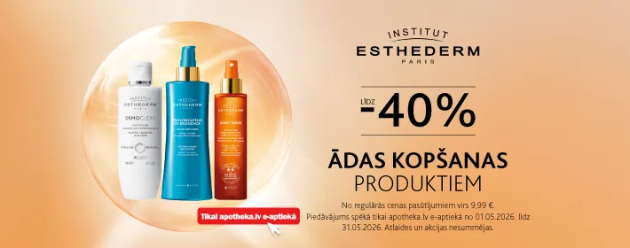 Institut Esthederm produktiem līdz −40%