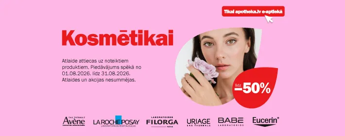 Kosmētikai atlaides līdz 50%