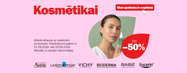 Kosmētikai līdz −50%