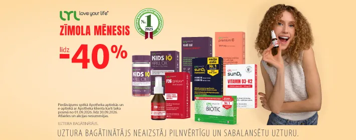 LYL zīmola mēnesis. Atlaides līdz 40%