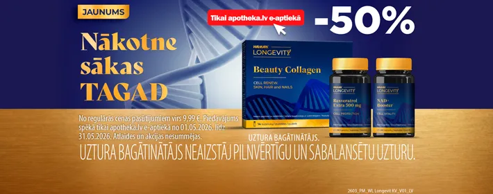 WALMARK Longevity produktiem −50%