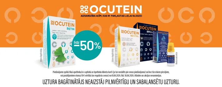 Ocutein produktiem līdz −50%