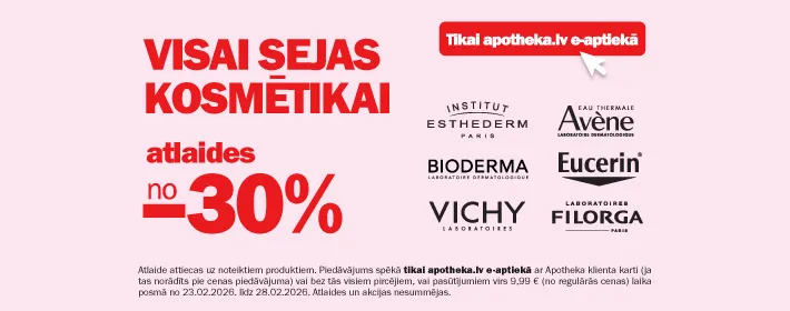 Sejas kopšanas kosmētikai no -30%