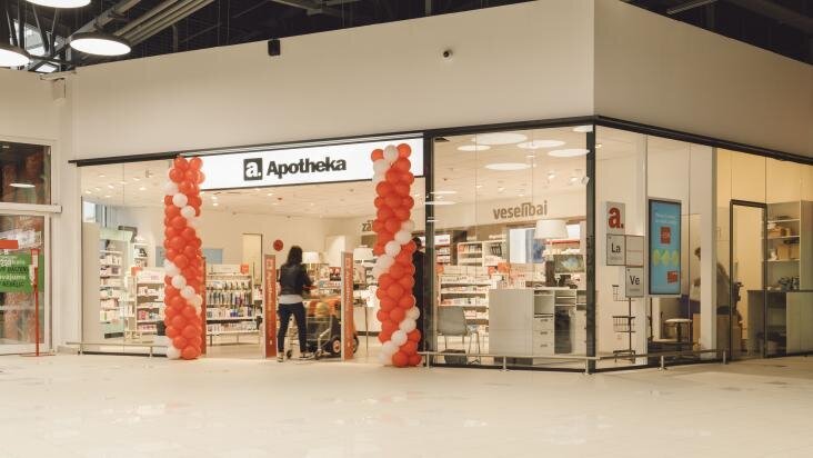 Pēc rekonstrukcijas Apotheka aptiekā t/c Ostmala pieejami vairāki veselības pakalpojumi