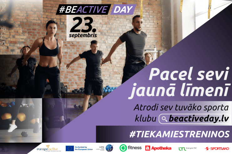 23. septembrī vairāk nekā 70 Latvijas sporta un fitnesa klubi piedāvās bezmaksas treniņus