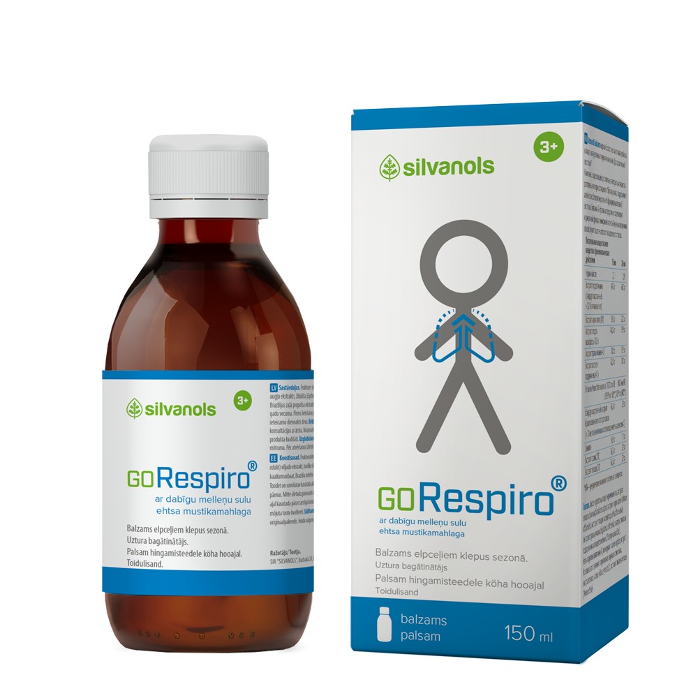 SILVANOLS SIA GORESPIRO balzāms, 150 ml