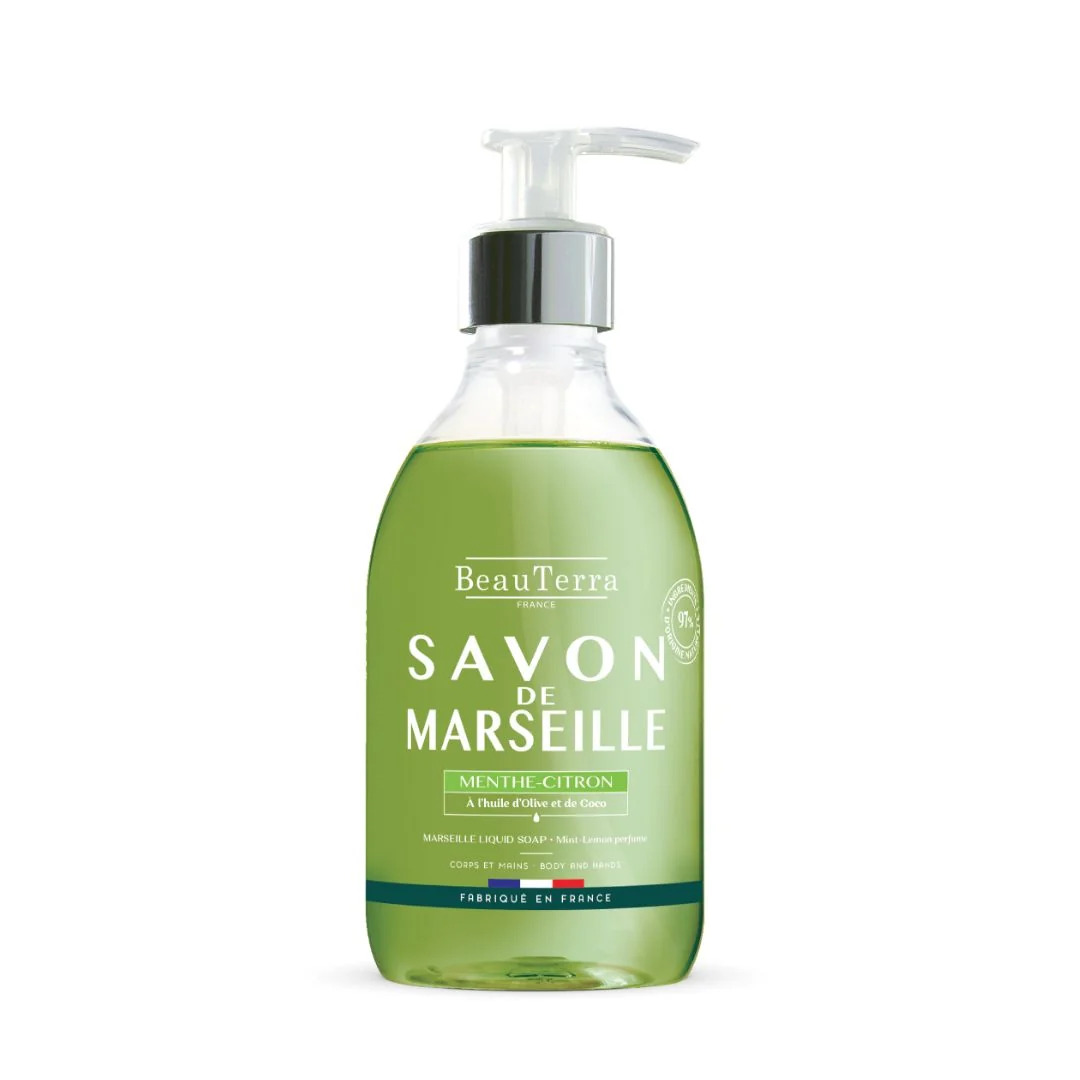 BEAUTERRA piparmētru-citronu Marseļas šķ. ziepes, 300