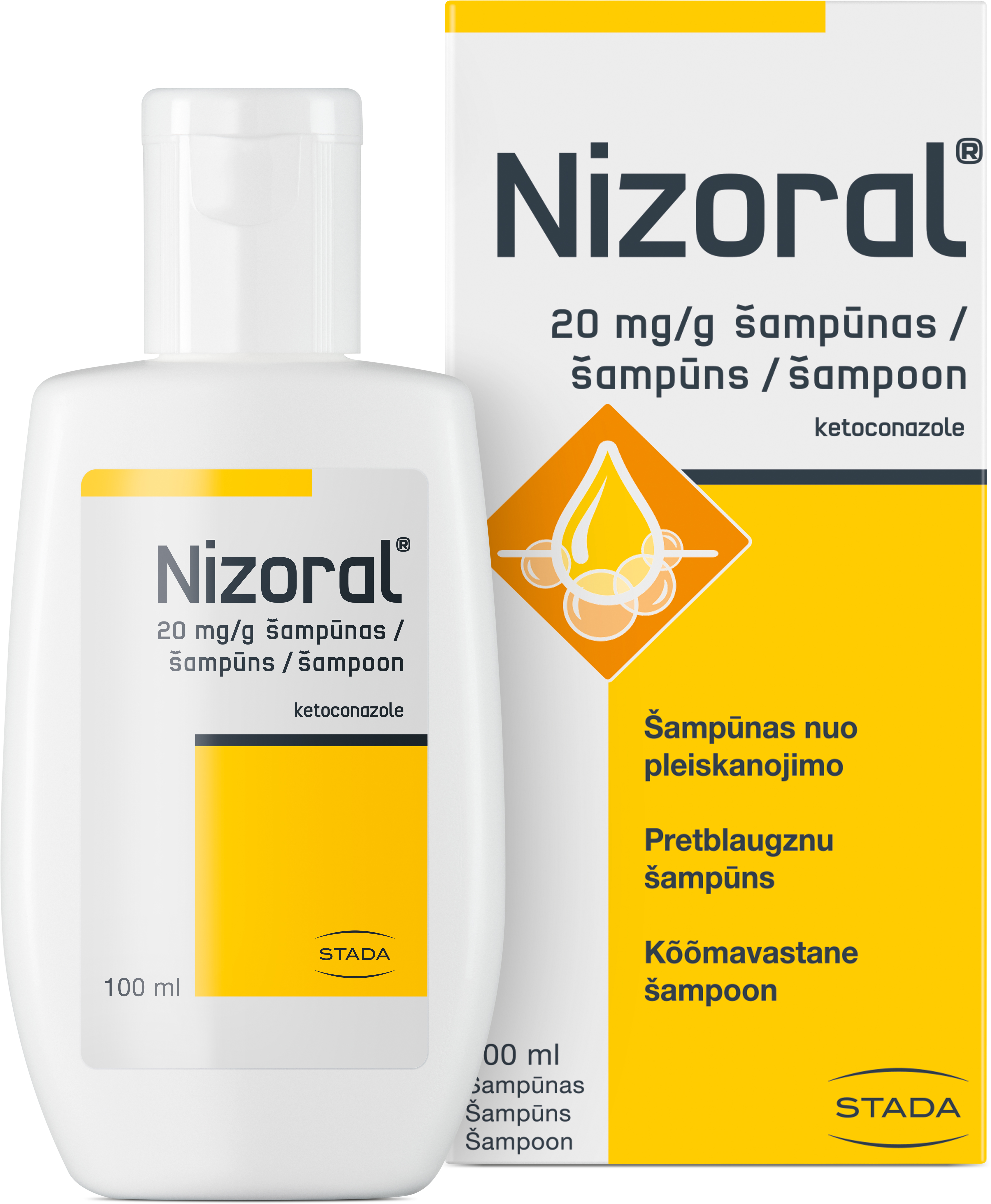STADA ARZNEIMITTEL AG NIZORAL šampūns, 100