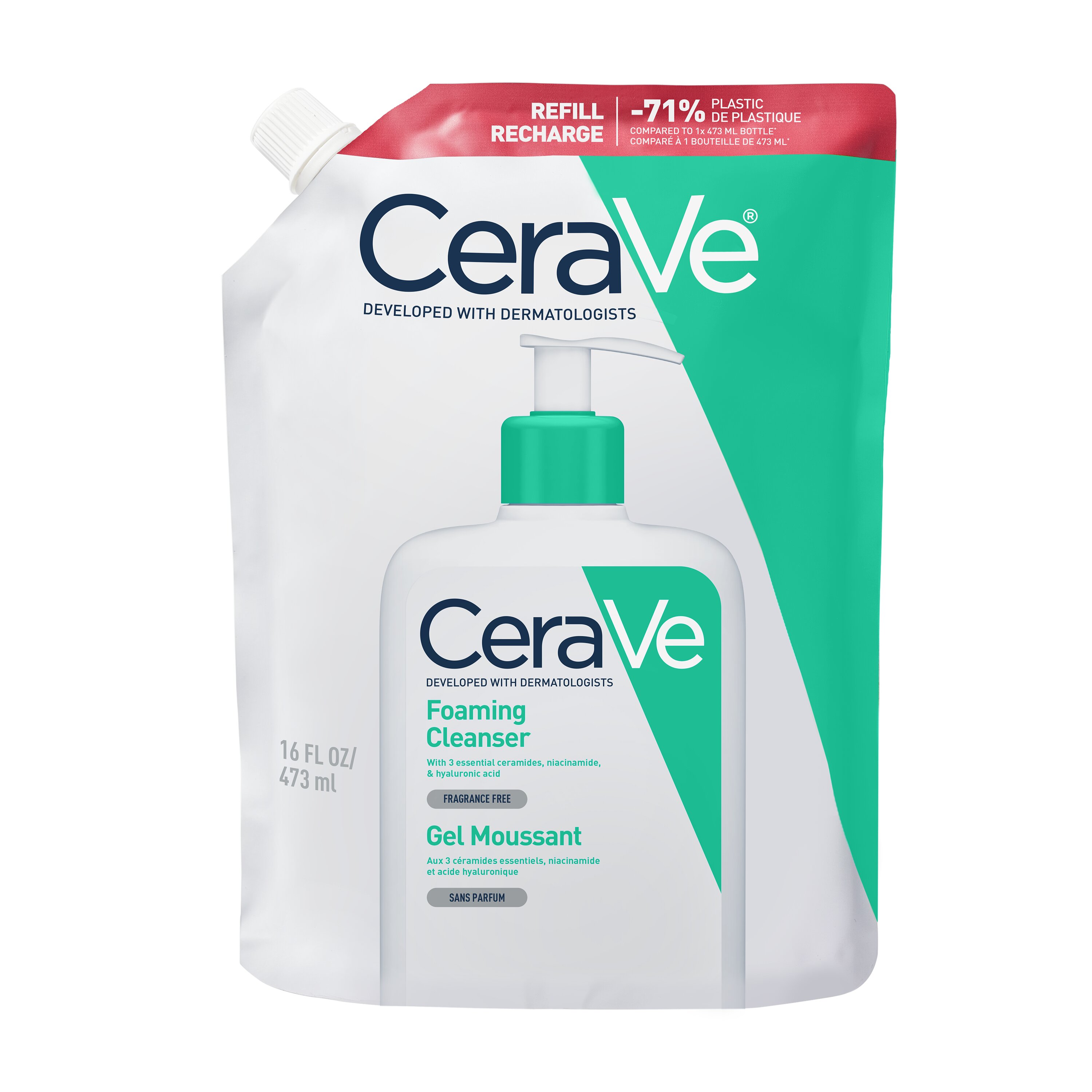 CERAVE attīrošs gels normālai, jauktai un