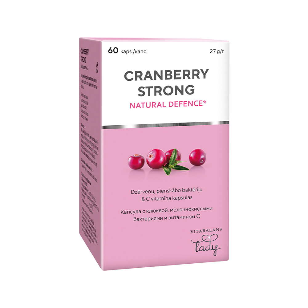 VITABALANS OY CRANBERRY Strong kapsulas, 60