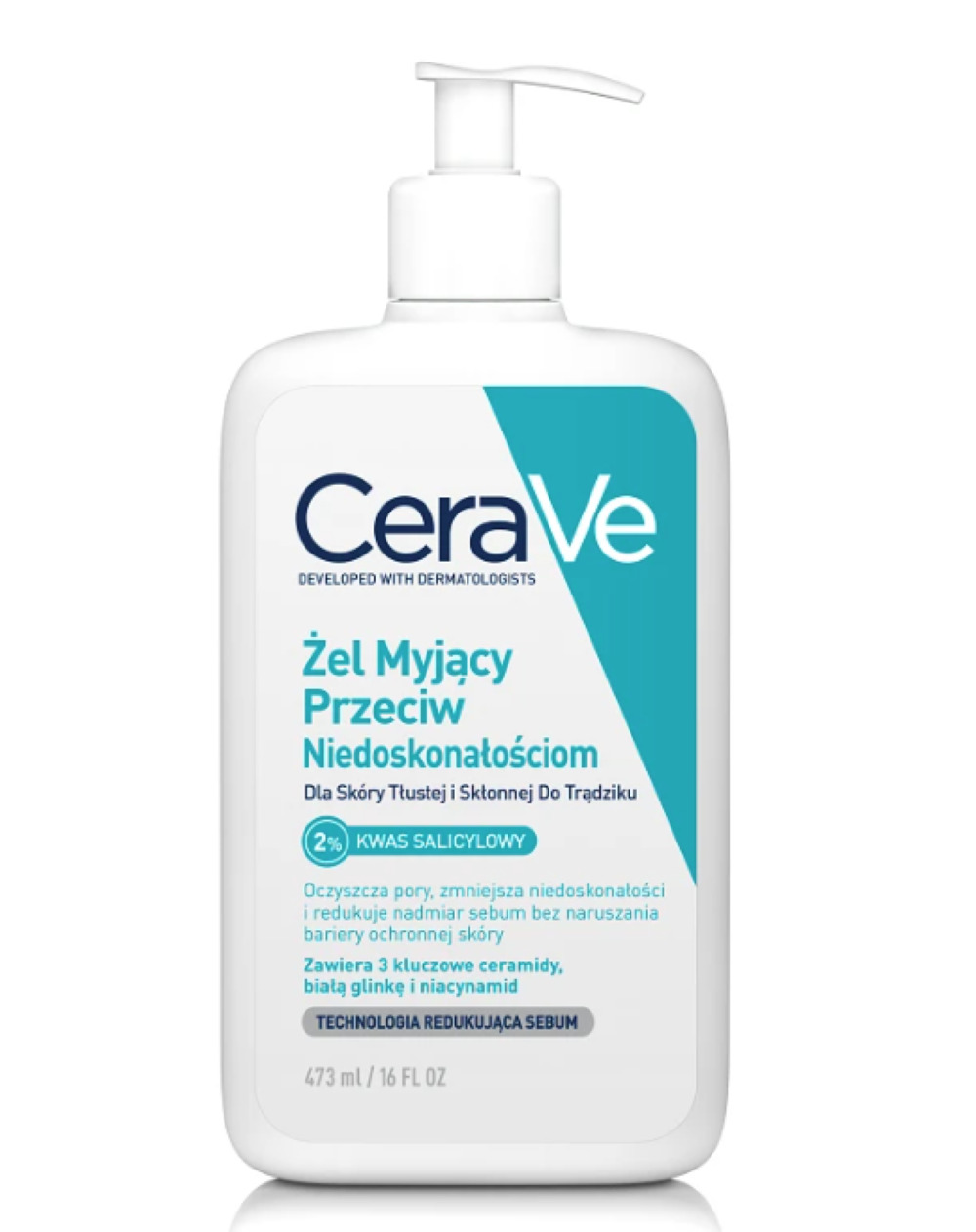 VICHY CeraVe Sejas mazgāšanas gels taukainai