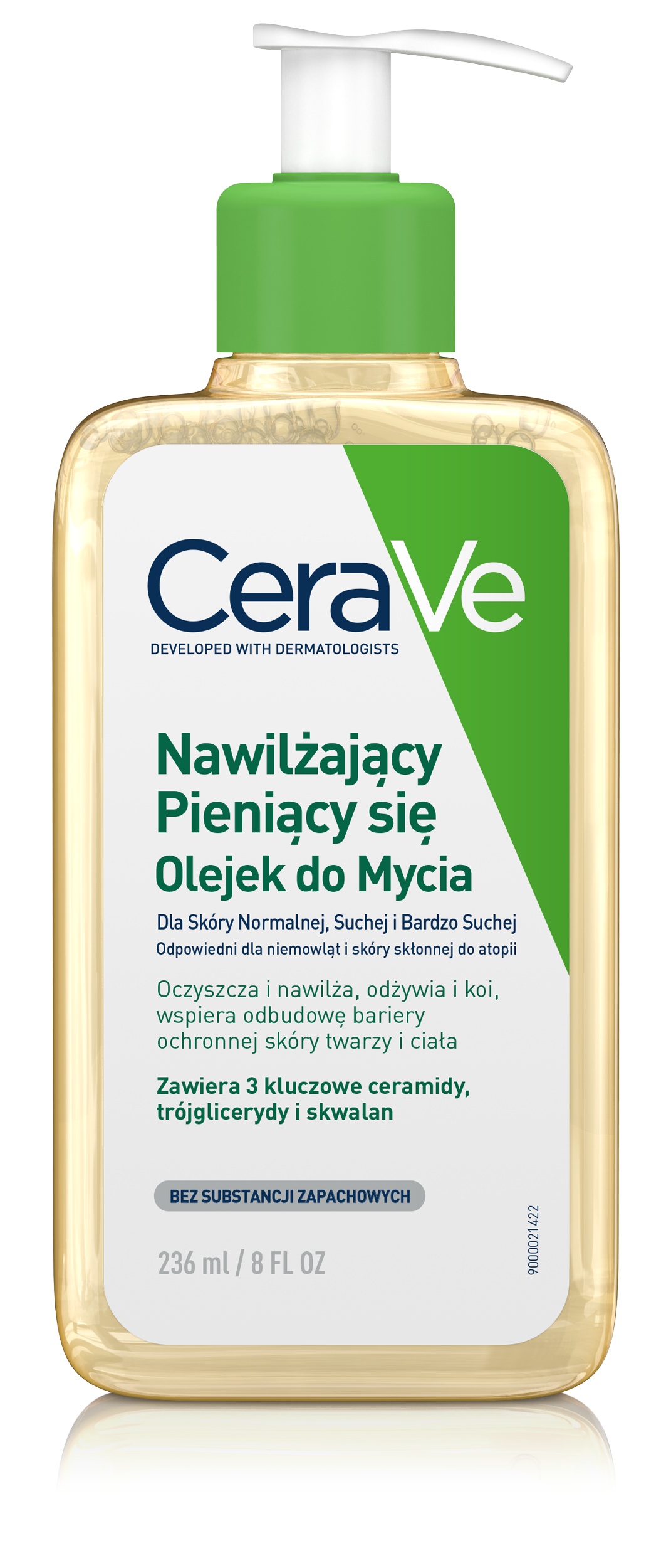 CERAVE putojoša eļļa normālai, sausai un