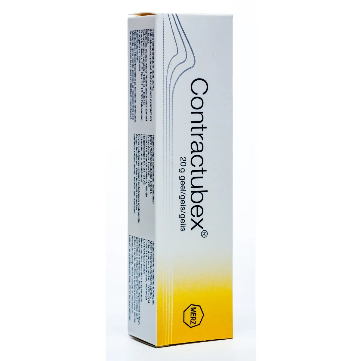 CONTRACTUBEX GELS 20G - Produkta attēls