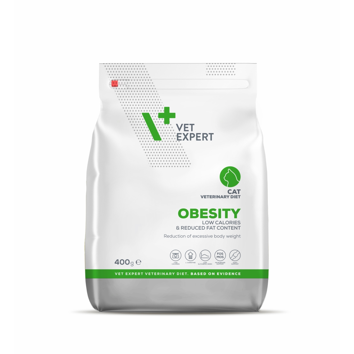 4T VD KAĶU OBESITY SAUSĀ B 400G - Produkta attēls