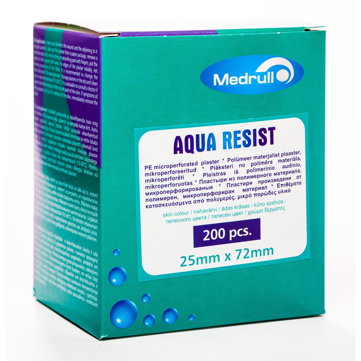 PLĀKSTERI MEDRULL AQUA RESIST 25x72MM N200 - Produkta attēls
