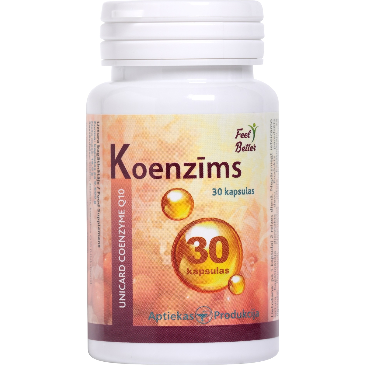 AP Unicard Coenzyme Q10 N30 - Produkta attēls
