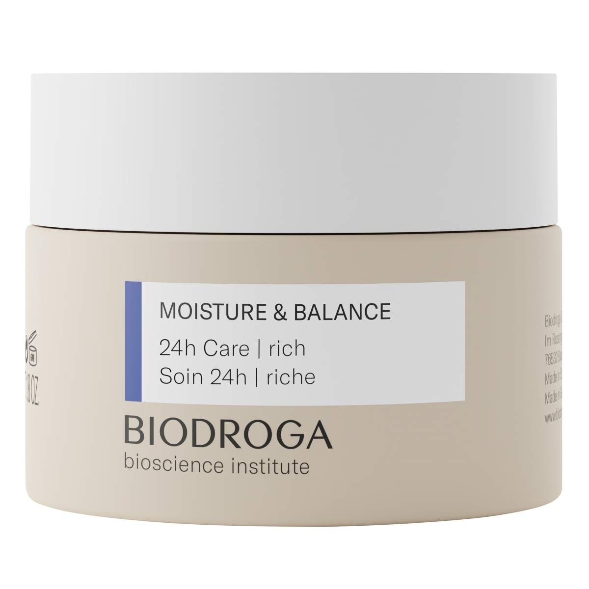 BIODROGA Moisture & Balance 24h mitrinošs krēms sausai ādai, 50 ml - Produkta attēls