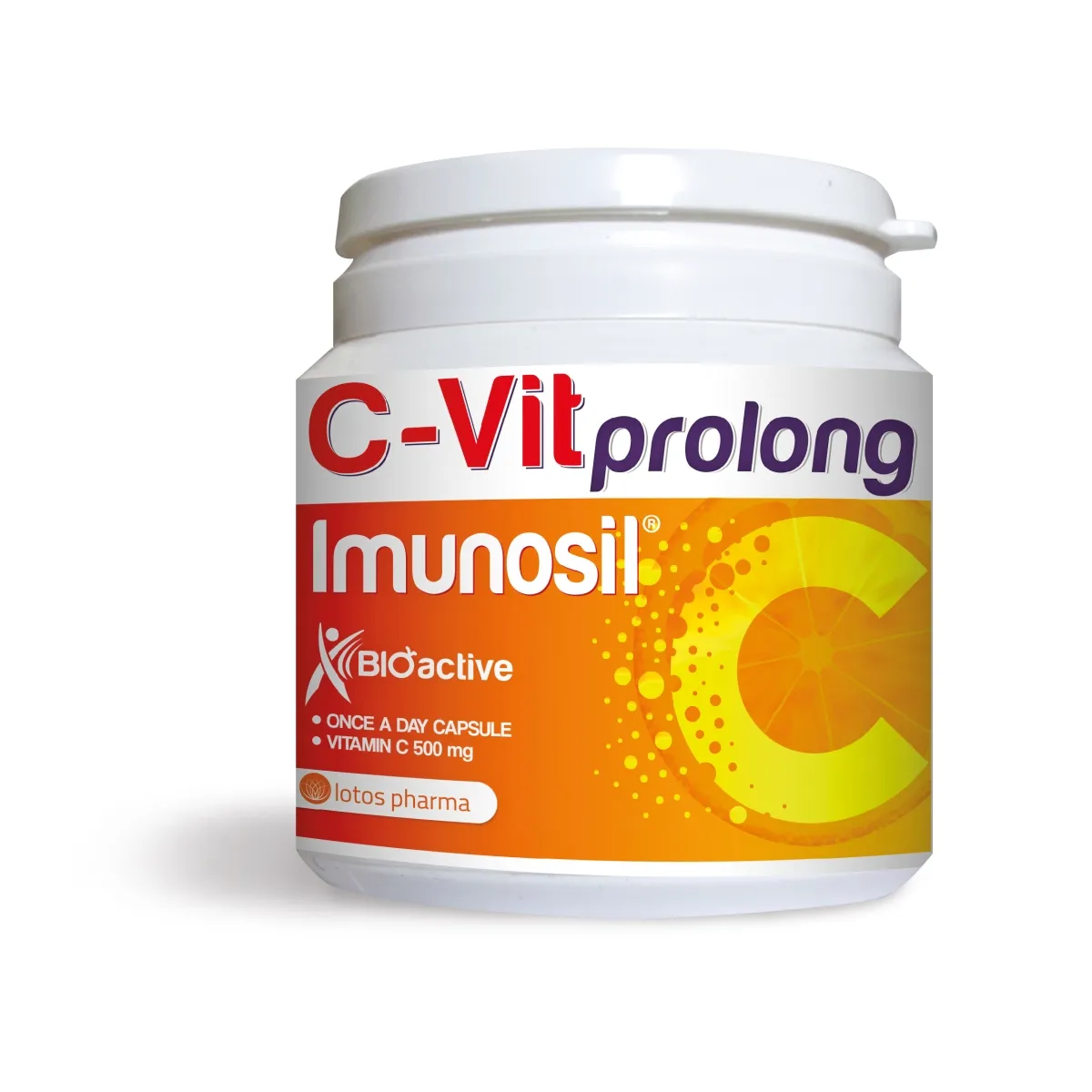 C-Vit Prolong Imunosil kapsulas, 90 gab - Produkta attēls