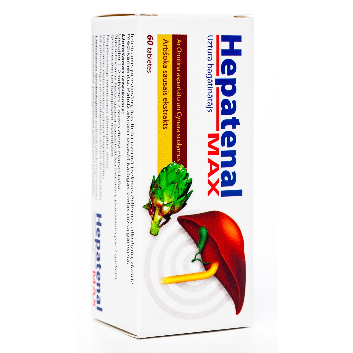 HEPATENAL MAX TABLETES N60 - Produkta attēls