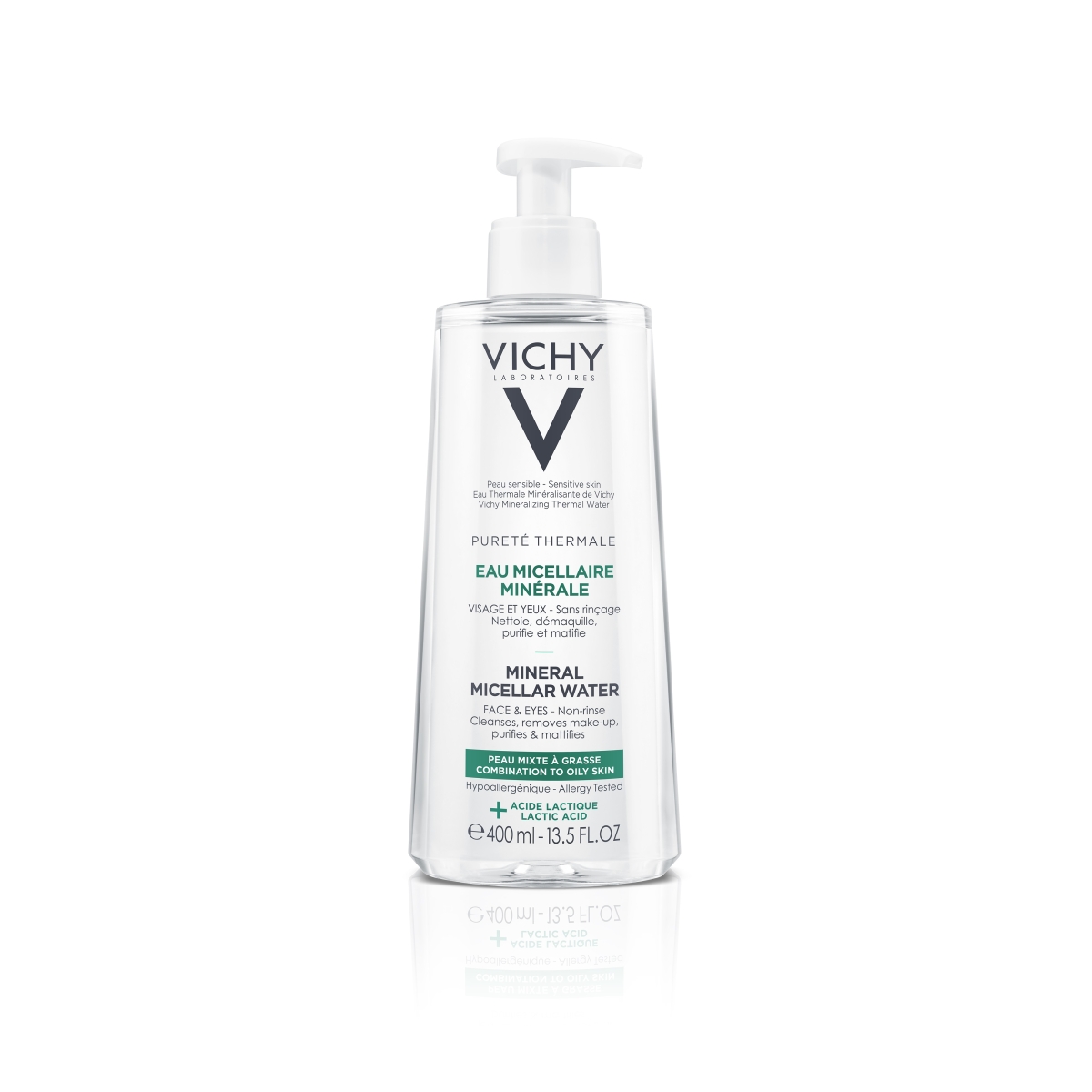 VICHY PURETE THERMALE minerālais micelārais ūdens kombinētai un taukai - Produkta attēls