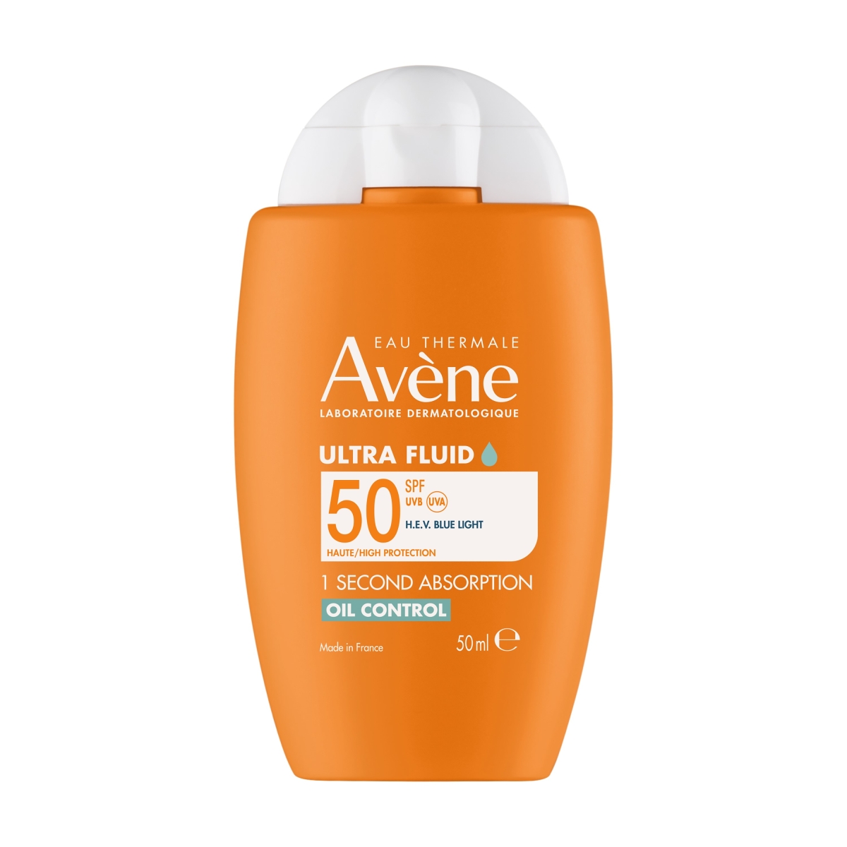AVENE Sun Ultra - fluīds taukainai sejas ādai SPF50, 50 ml - Produkta attēls