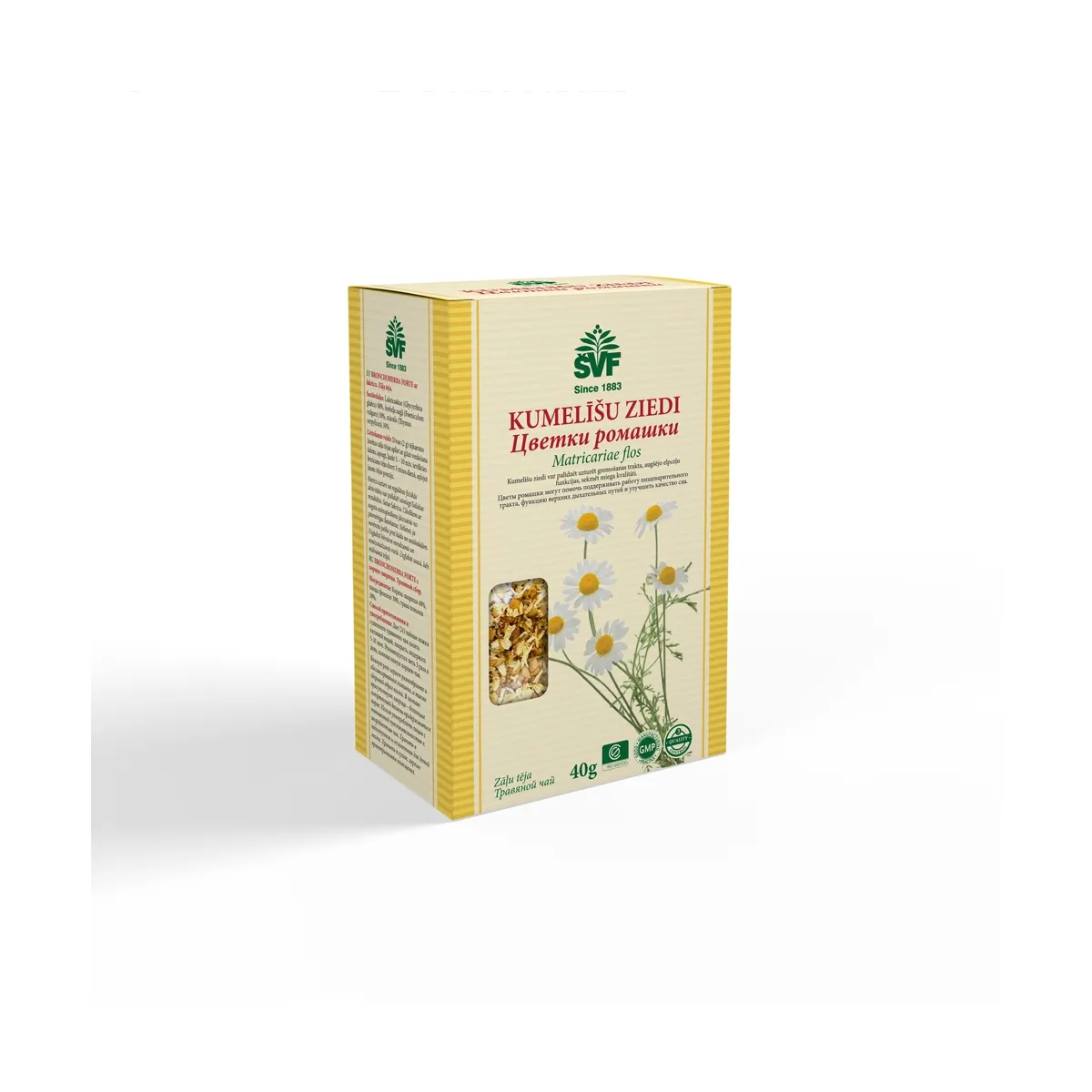 TĒJA KUMELĪŠU ZIEDI 40G (LIETUVA) - Produkta attēls