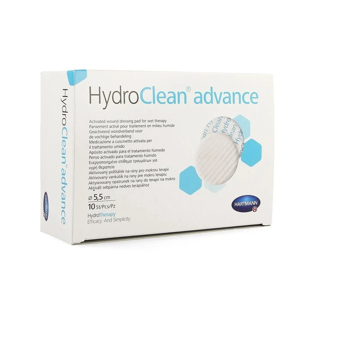 HYDROCLEAN Advance brūču pārsējs (5.5 cm), 1 gab - Produkta attēls