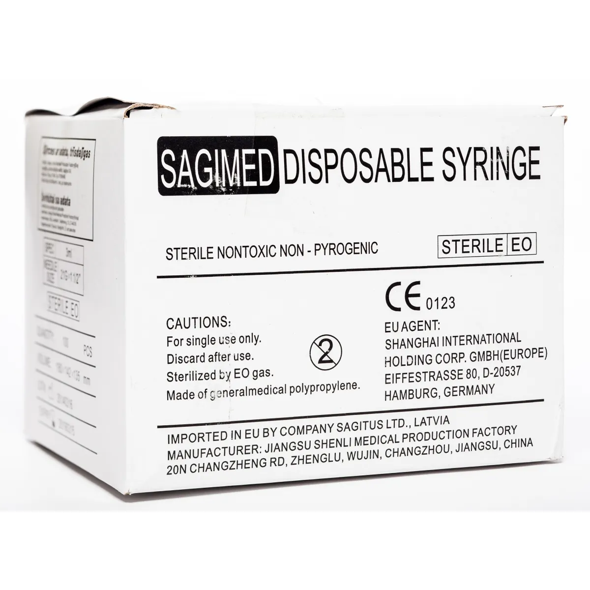 SYRINGE TRĪSKOMP.3ML 21G (+AD.0.8X38) SLIP N100 - Produkta attēls