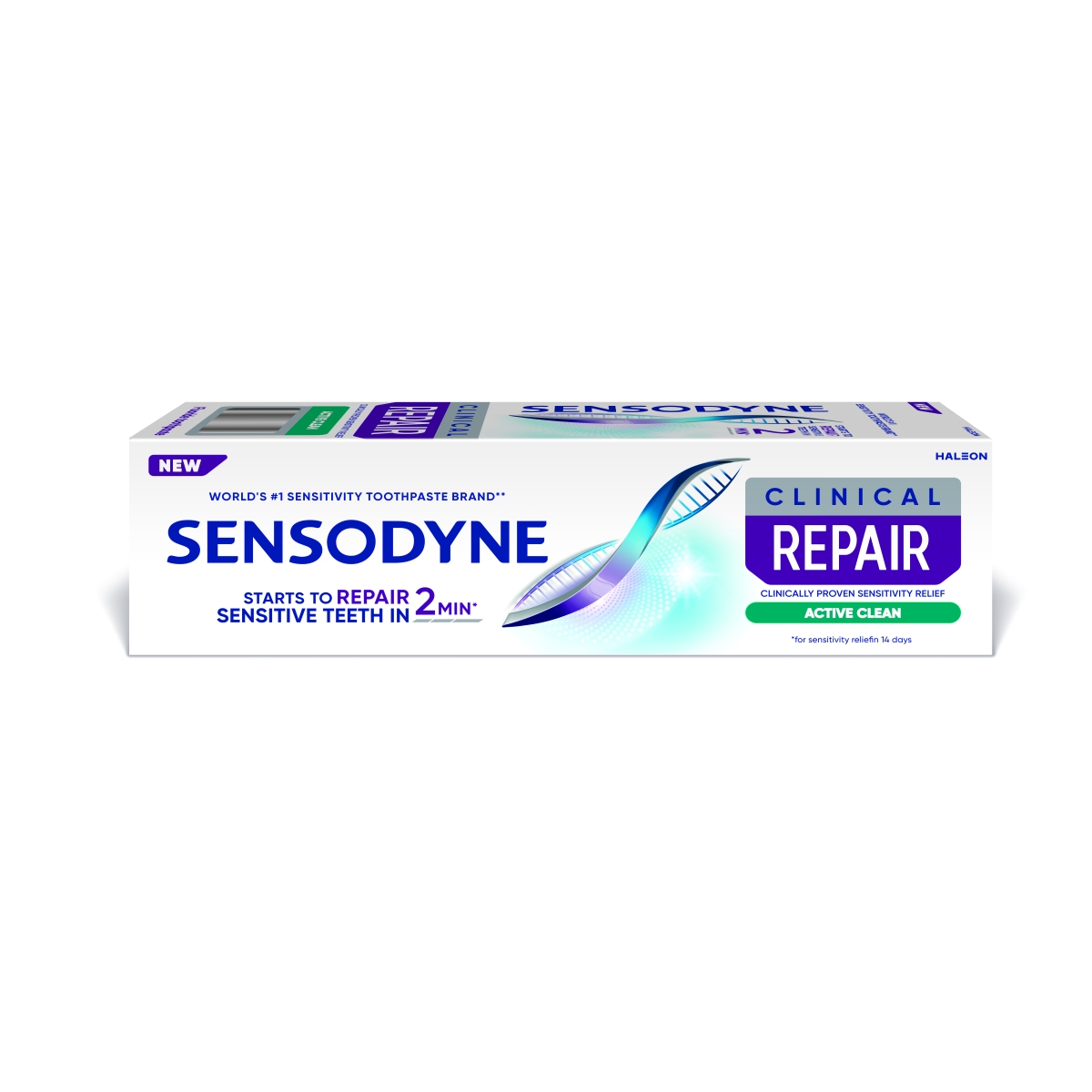 SENSODYNE Clinical Repair Active Clean zobu pasta, 75 ml - Produkta attēls