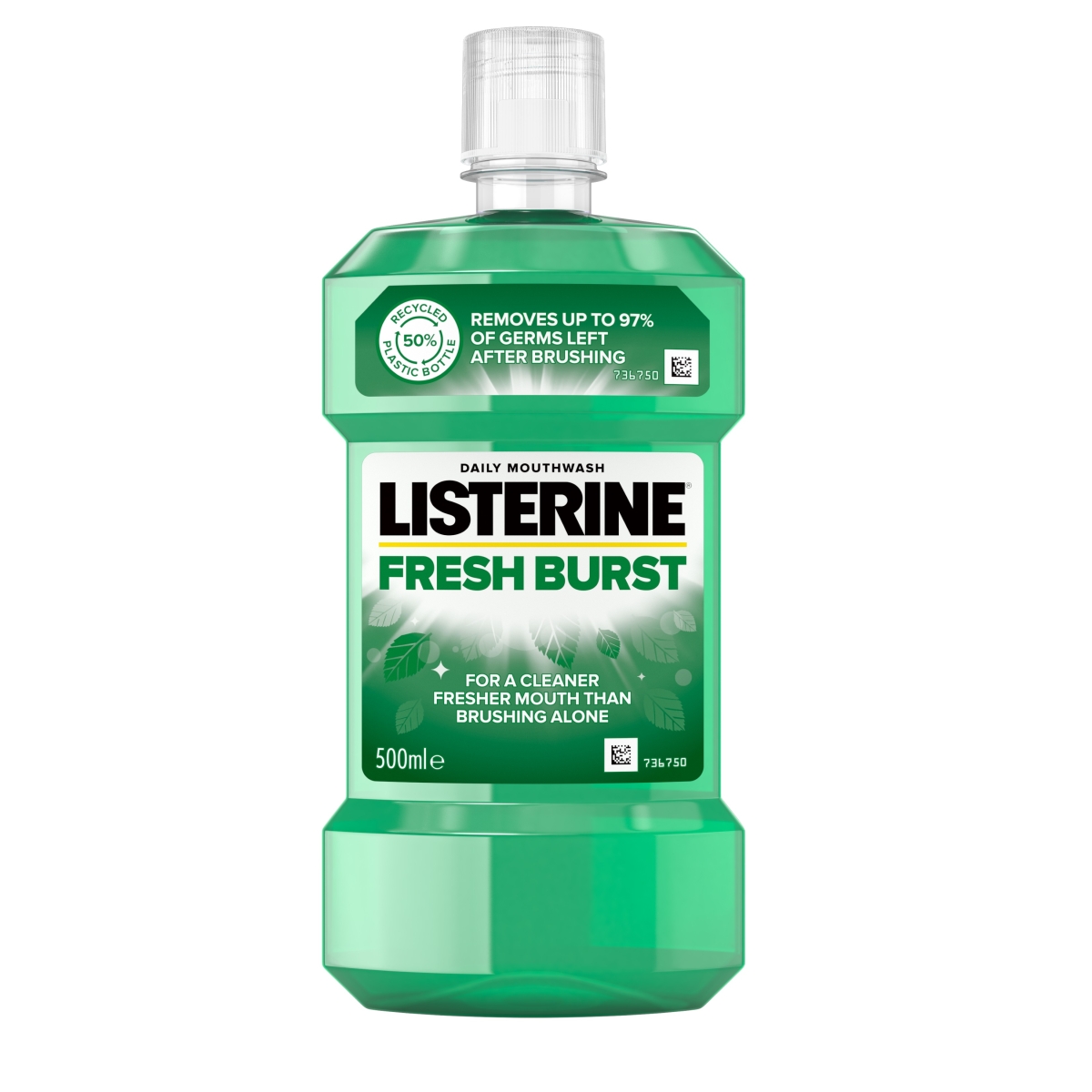 Listerine Mutes skalojamais līdzeklis Freshburst 500ml - Produkta attēls