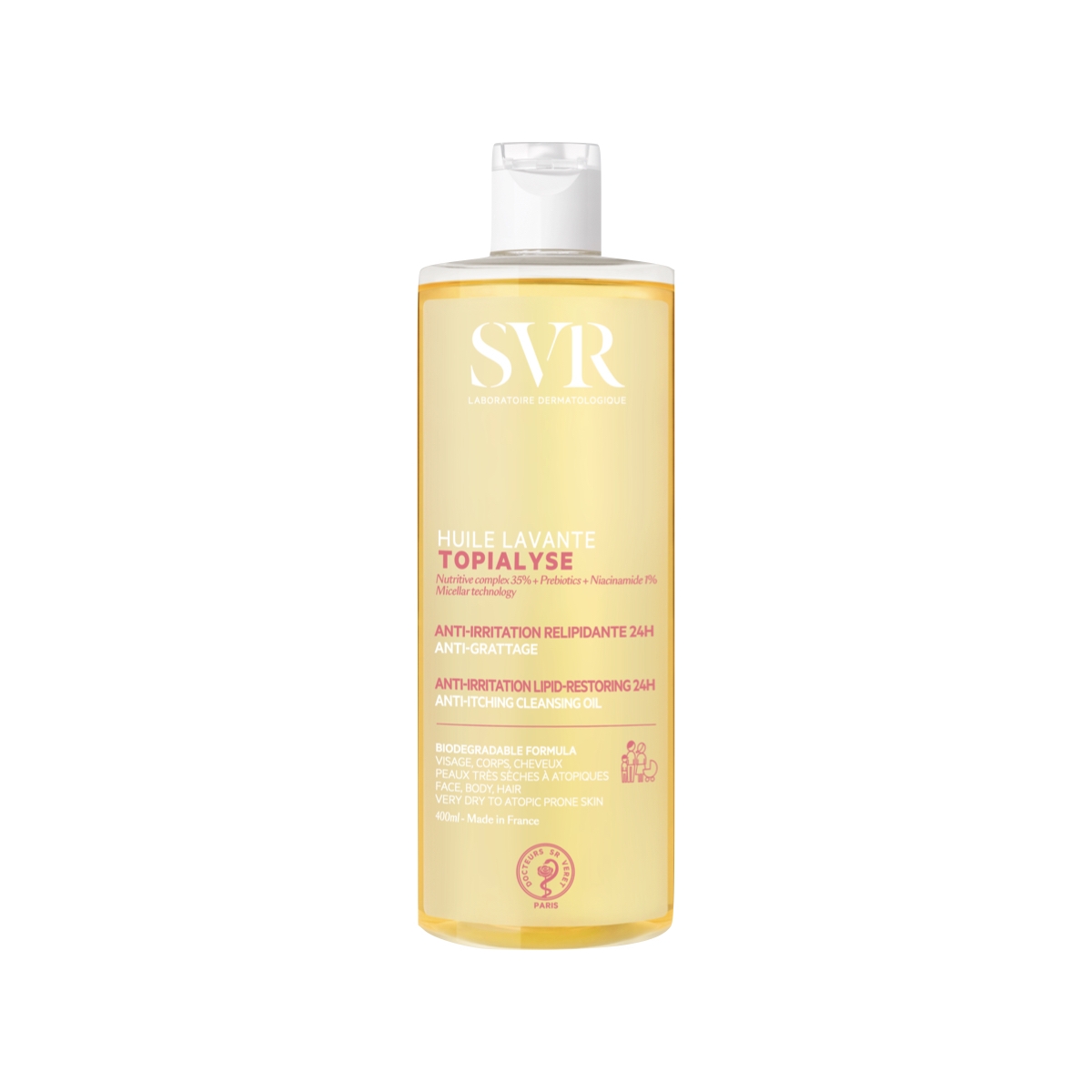 SVR Topialyse Huile Lavante attīroša micelārā dušas eļļa sausai un ato - Produkta attēls