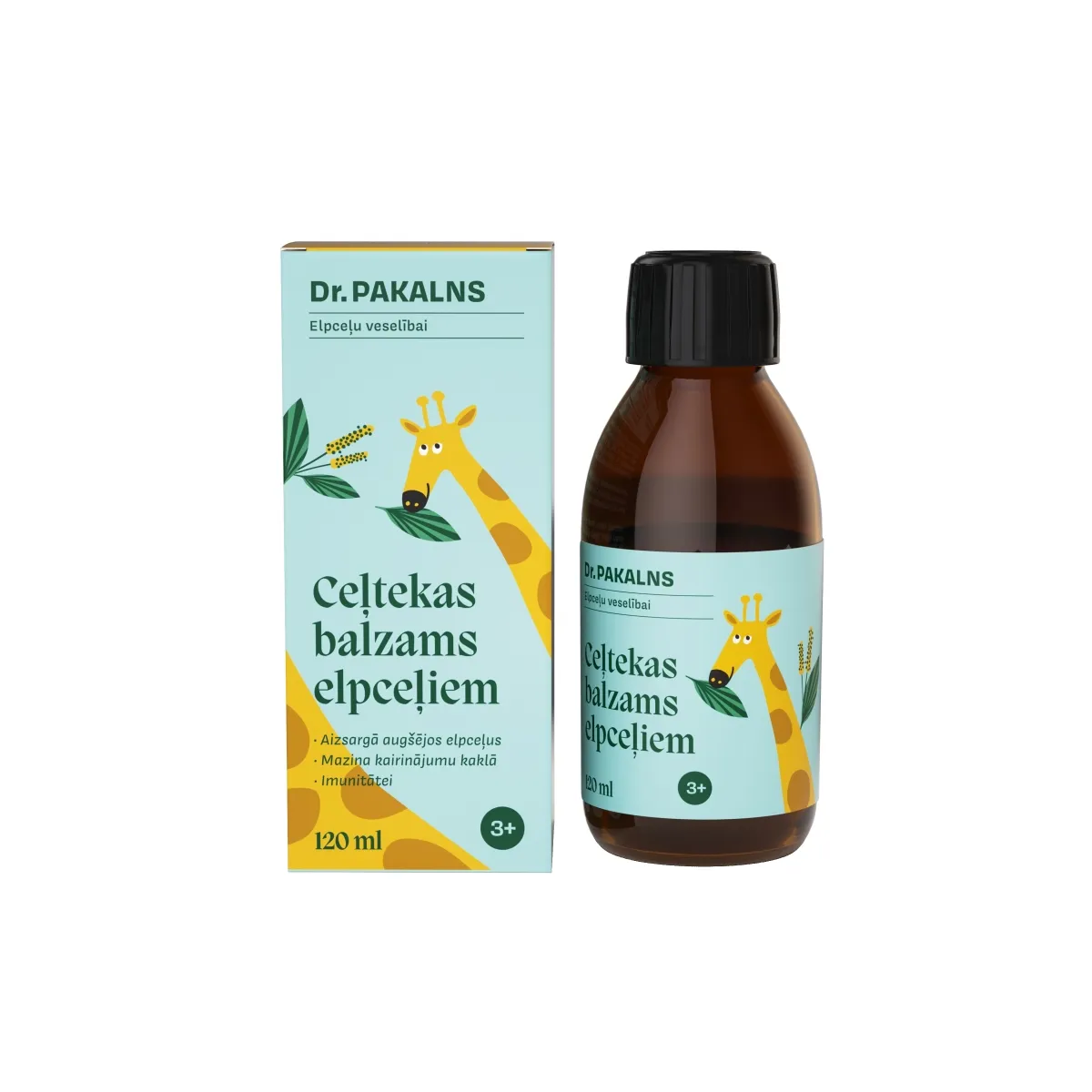DR. PAKALNS Ceļtekas balzams elpceļiem, 120 ml - Produkta attēls