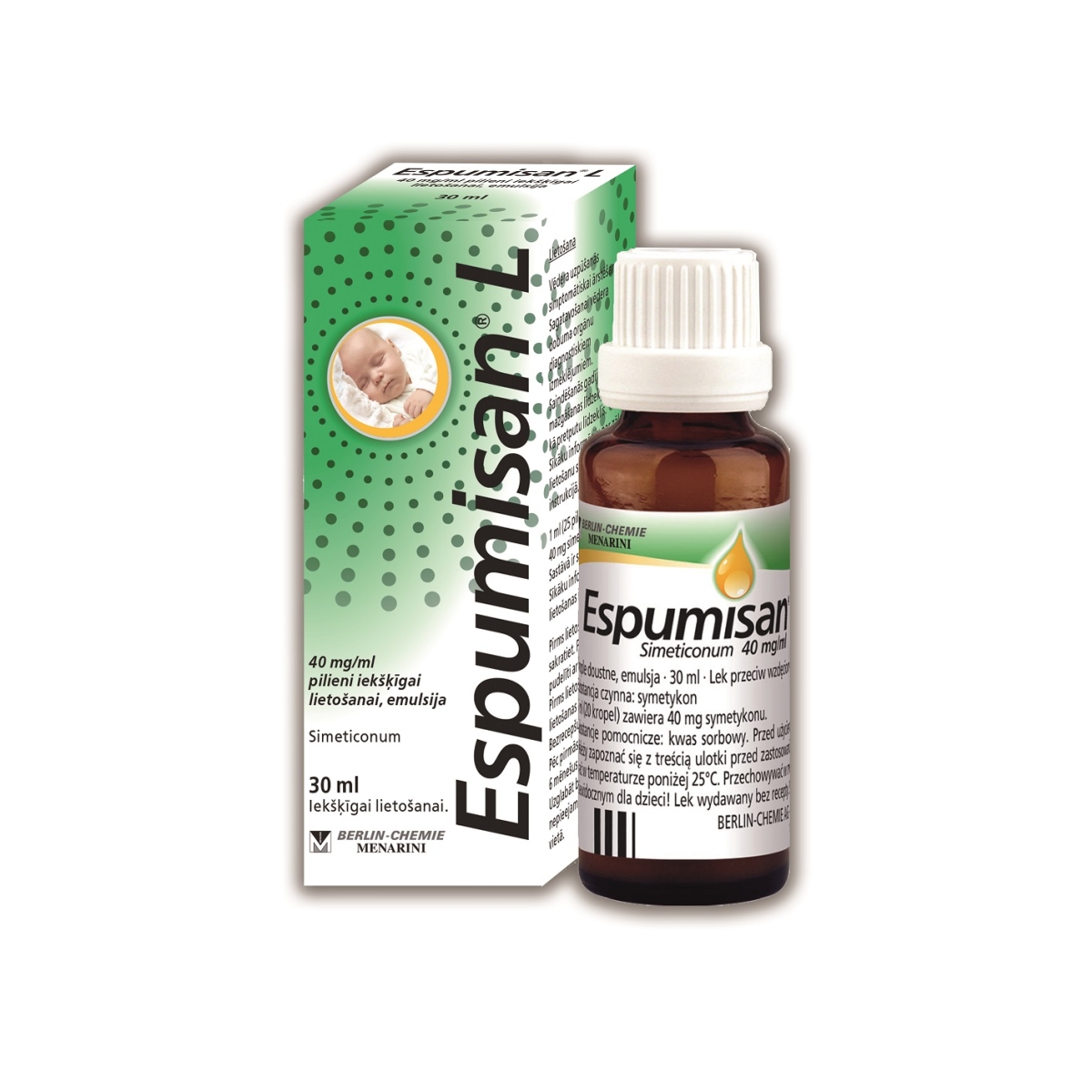 ESPUMISAN L 40MG/ML PILIENI 30ML - Produkta attēls