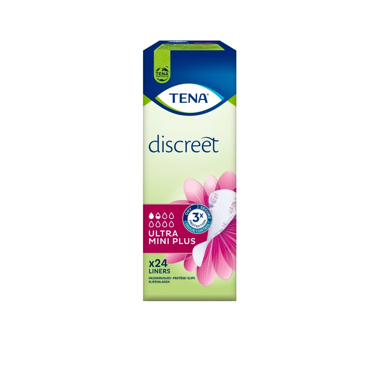 TENA Discreet Ultra Mini Plus ieliktnīši, 24 gab. - Produkta attēls