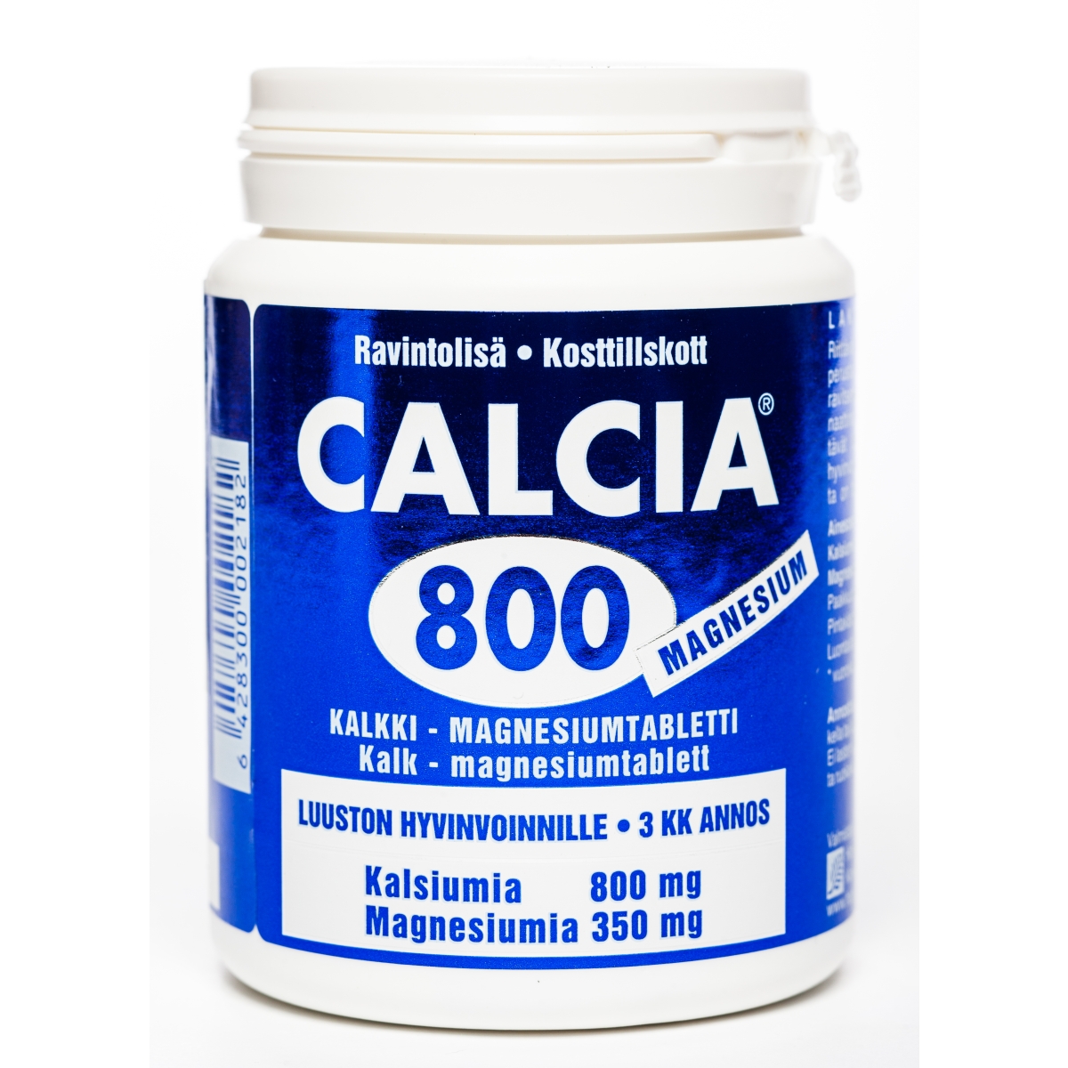 HKK CALCIA 800 (CA+MG) TABLETES N180 - Produkta attēls