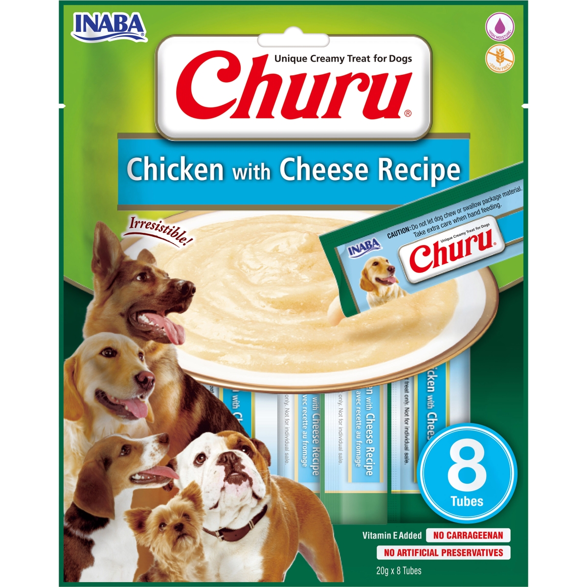 Churu biezenis suņiem, vista&siers 160g (20gx8) N8 - Produkta attēls