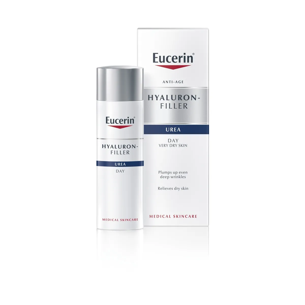 EUCERIN Hyal-Urea dienas krēms sausai ādai, 50ml - Produkta attēls
