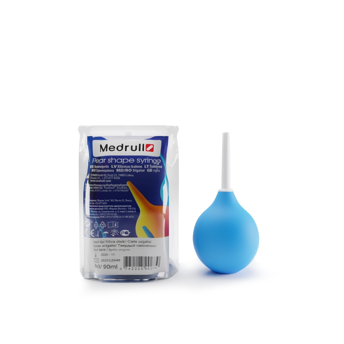MEDRULL Balons klizmas ar cietu uzgali, 3 gab - Produkta attēls