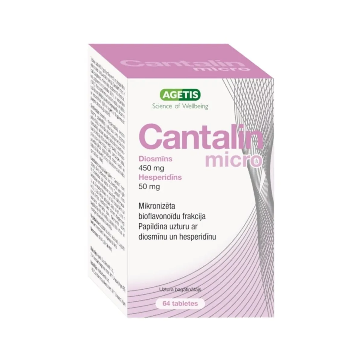 CANTALIN Micro 500 mg tabletes, 64 gab. - Produkta attēls