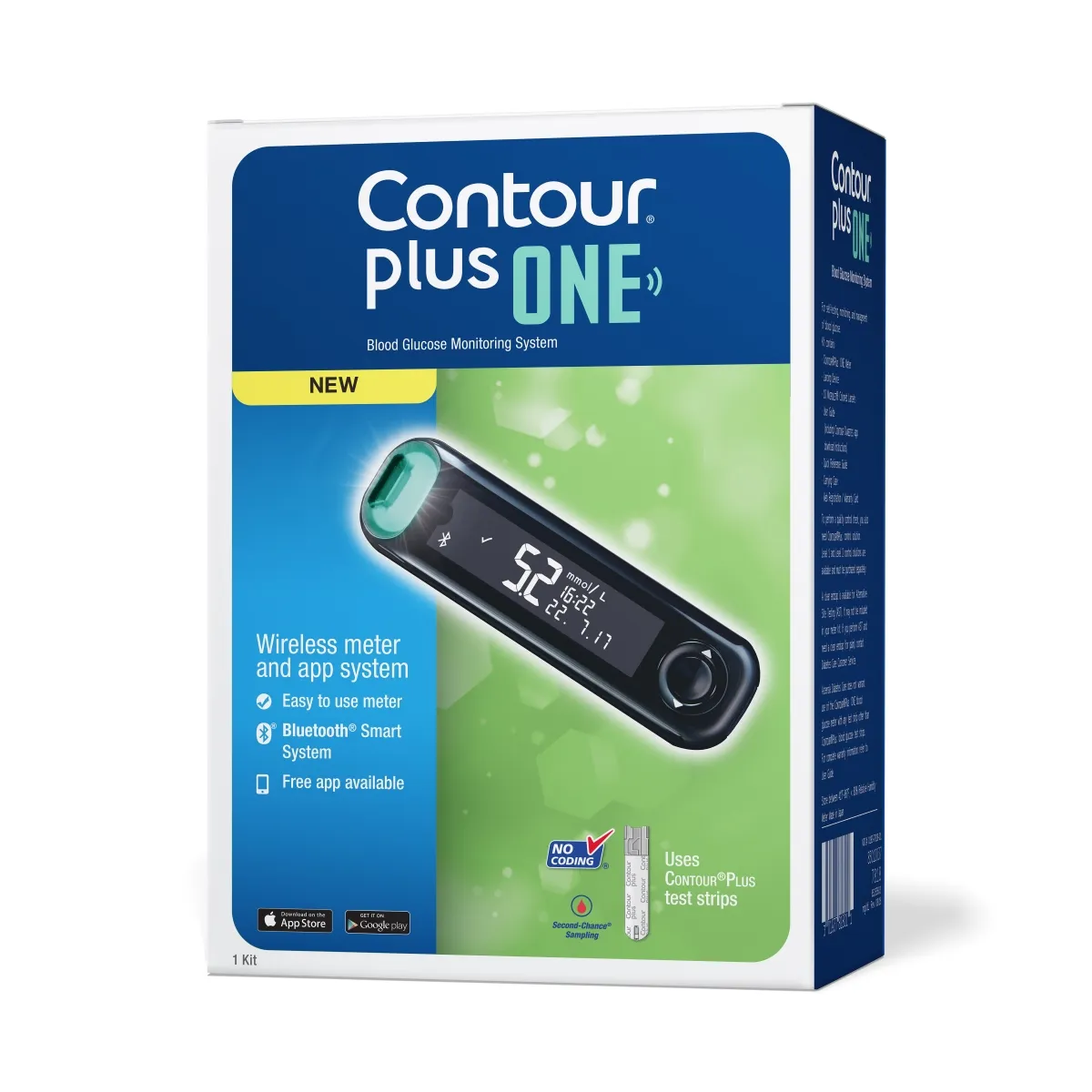 GLIKOMETRS CONTOUR PLUS ONE - Produkta attēls