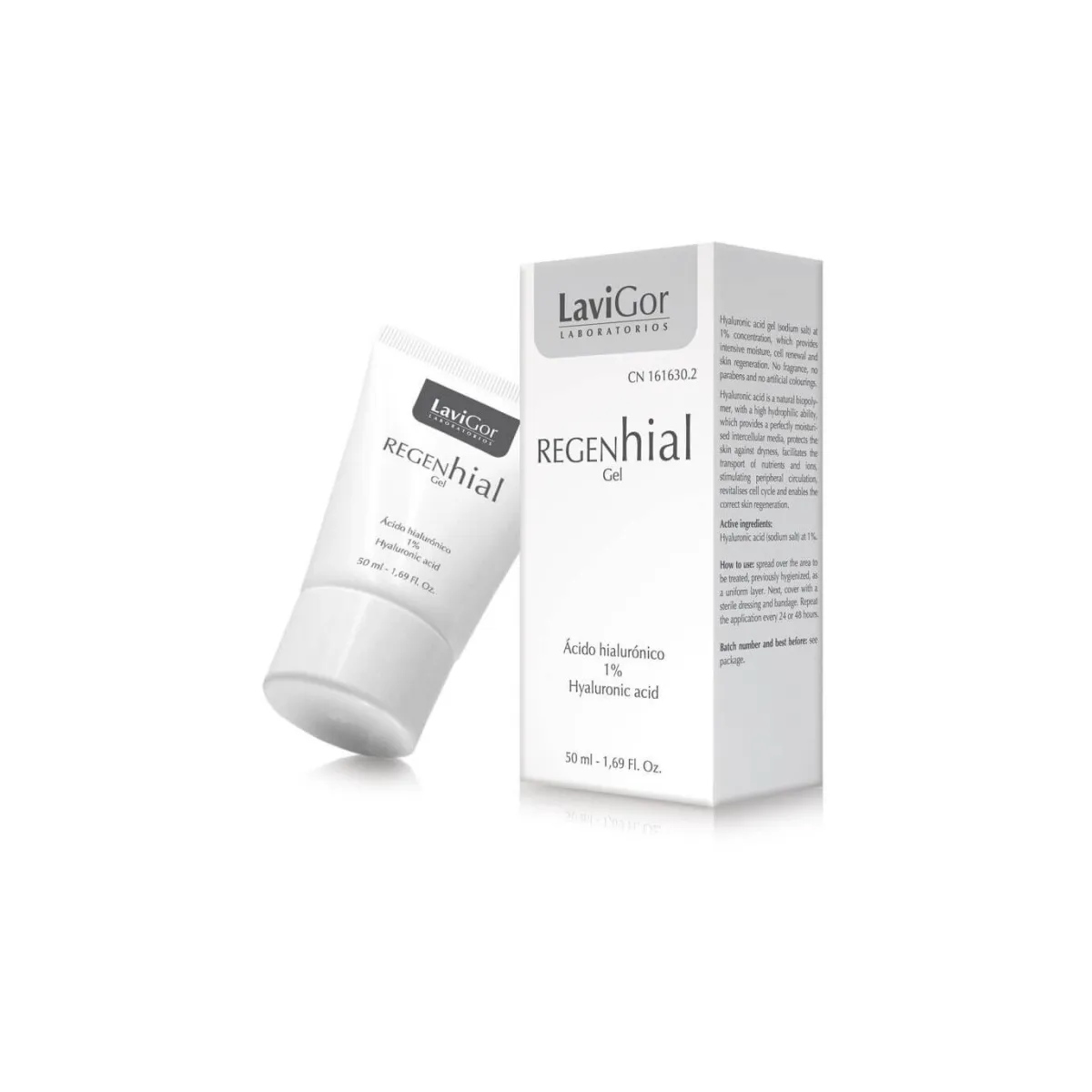 LAVIGOR Regenhial hialuronskābes 1% gels, 50 ml - Produkta attēls