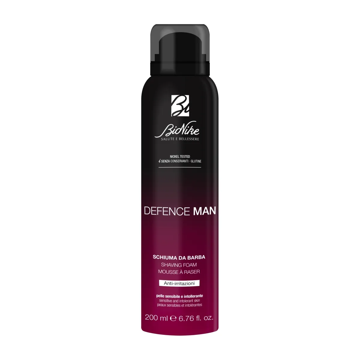 BIONIKE Defence Man Safe Shave skūšanās putas, 200 ml - Produkta attēls