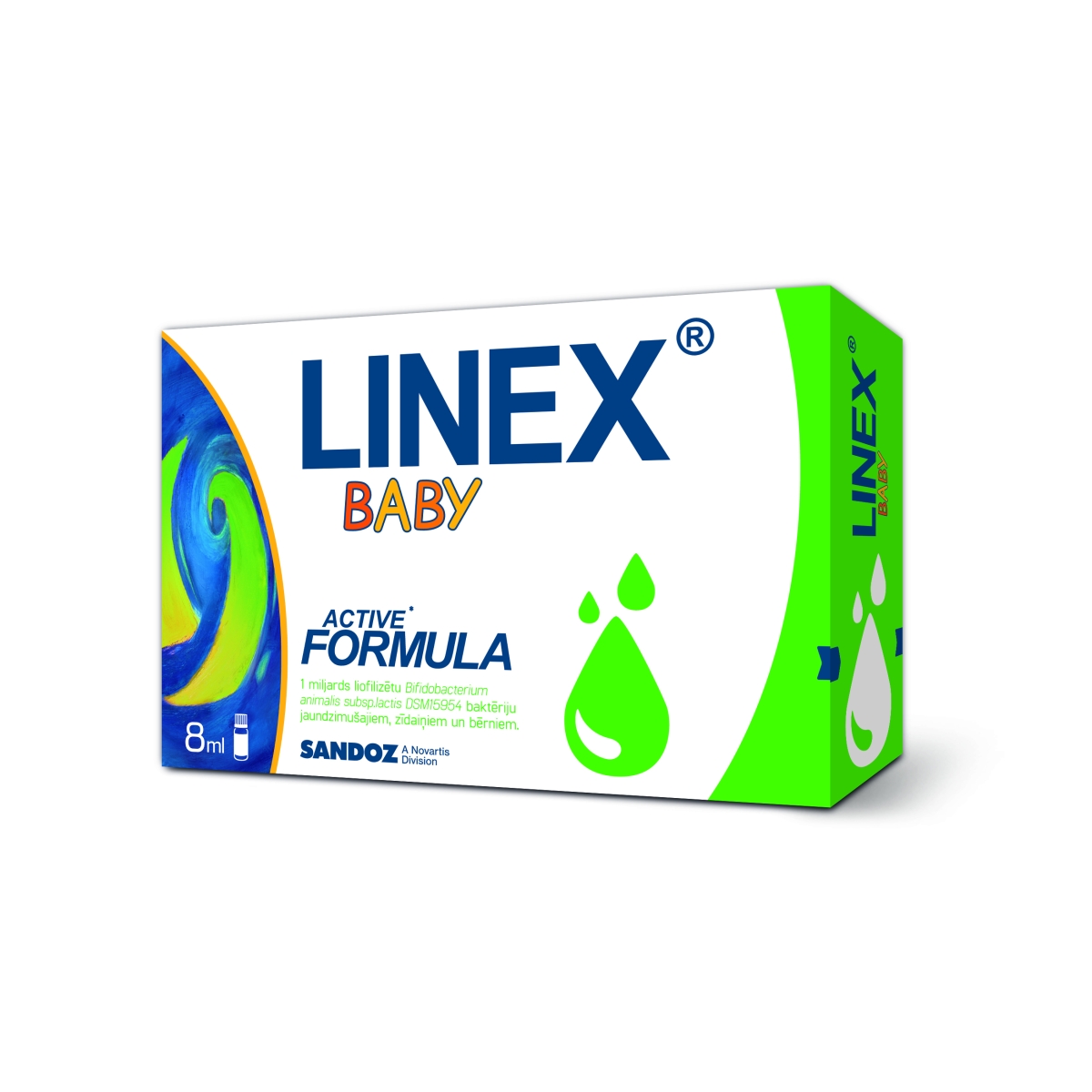 LINEX® Baby 8ml pilieni - Produkta attēls