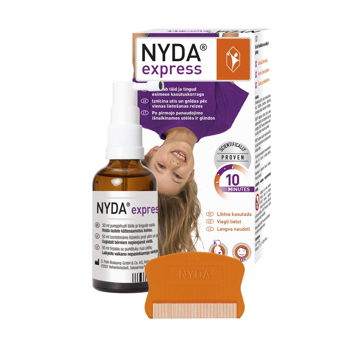 NYDA Express sprejs, 50 ml - Produkta attēls