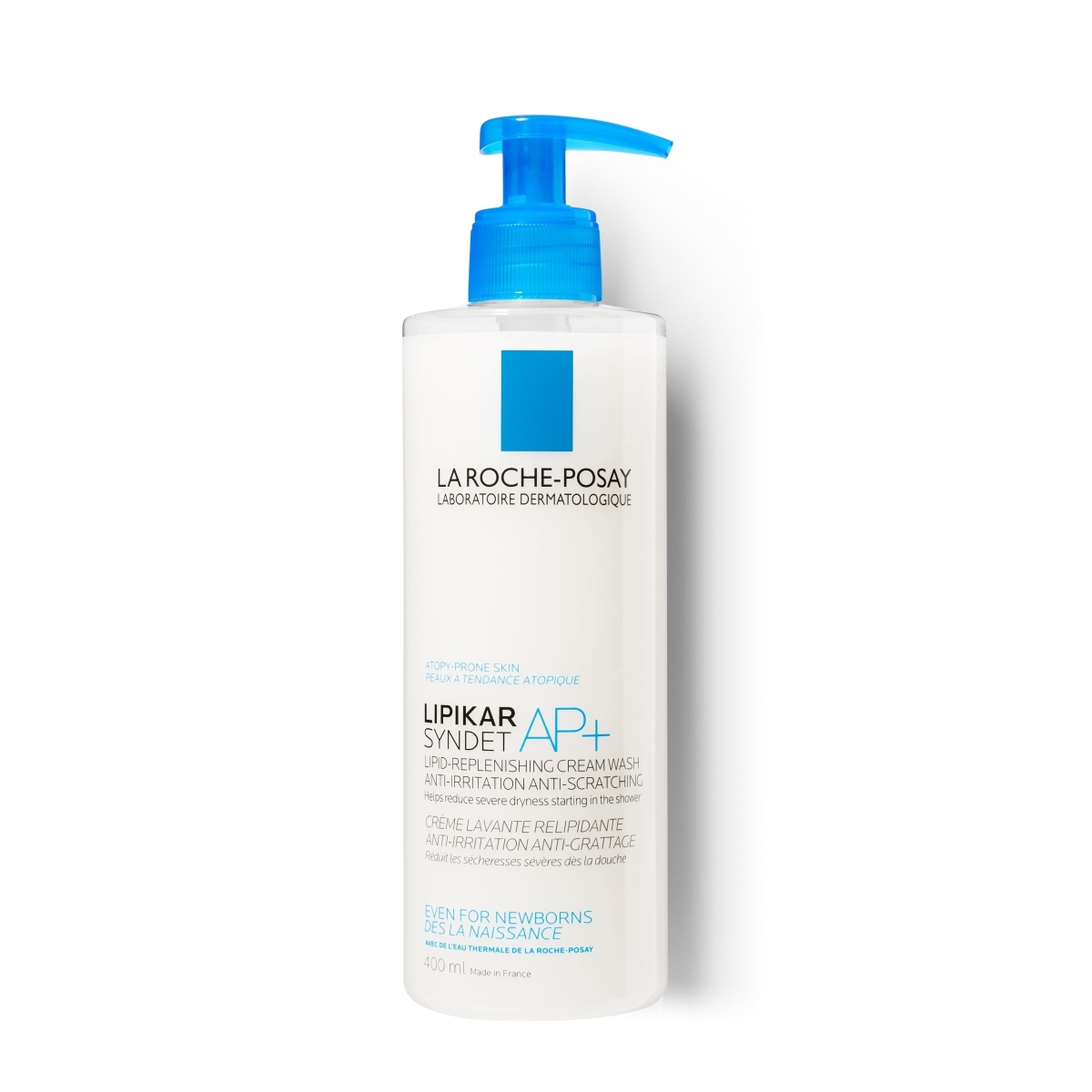LA ROCHE-POSAY Lipikar Syndet AP+ īpaši delikāts ķermeņa mazgāšanas krēms, 400 ml - Produkta attēls
