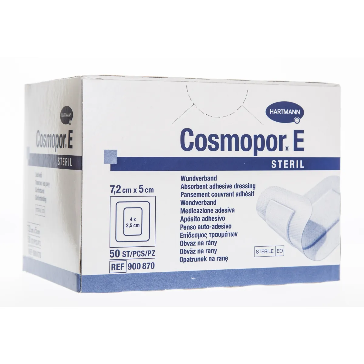 COSMOPOR E plāksteri (7x2  x 5 cm), 50 gab - Produkta attēls