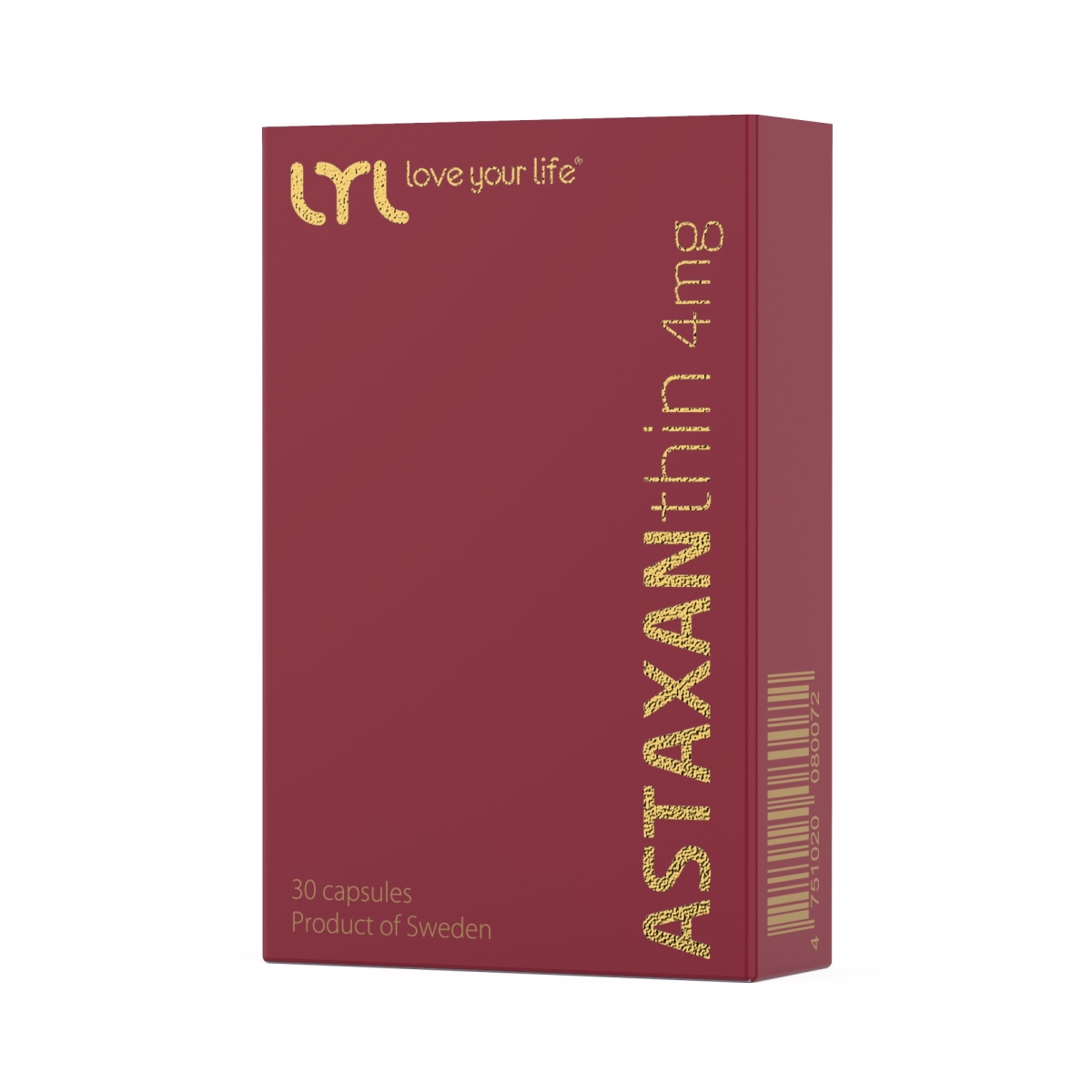 LYL ASTAXANthin 4 mg kapsulas, 30 gab - Produkta attēls